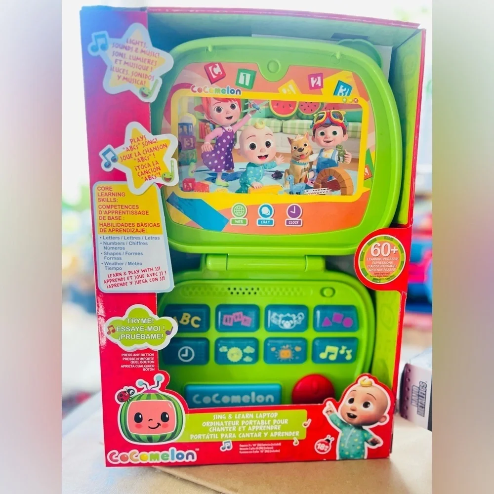 Cocomelon Sing and Learn Laptop Toy for Kids